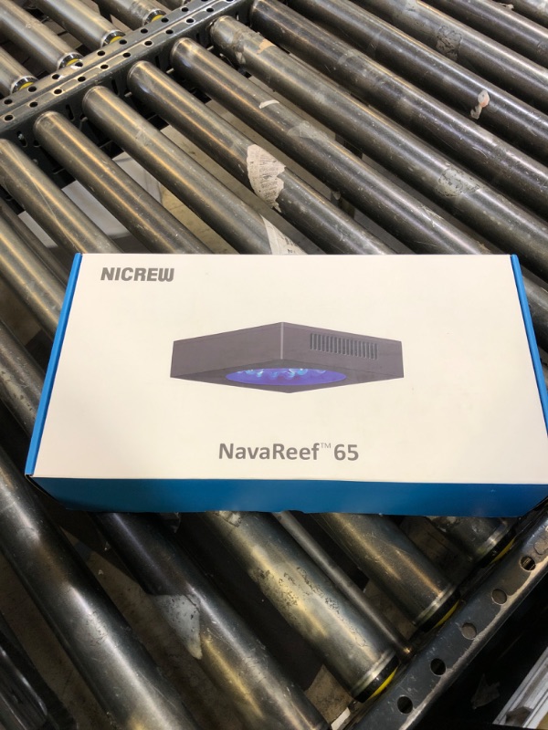 Photo 1 of NICREW NavaReef 65 Reef LED Light, 65W Reef Aquarium Lighting for Soft/LPS Corals and Saltwater Fish Tanks, Built-in Timer, Blue Focused Spectrum