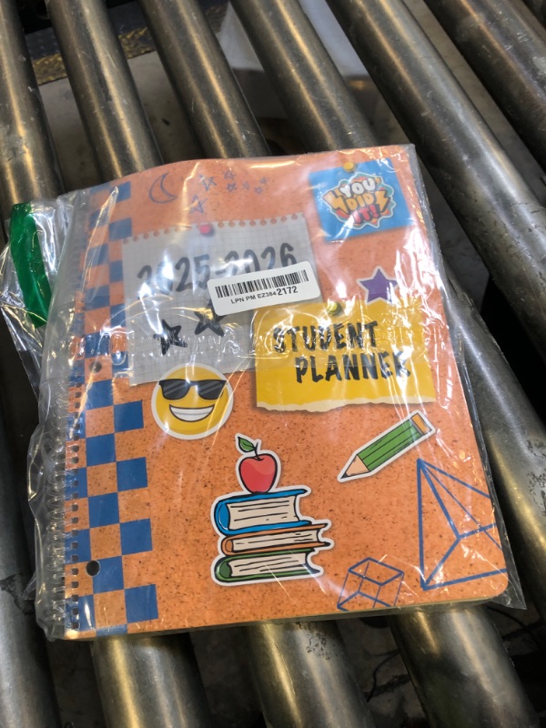 Photo 1 of Global Datebooks 2025-2026 Elementary Student Planner 8.5x11 - Dated Weekly & Monthly Academic Planner (Large) with Ruler/Bookmark & Stickers, Ideal for Homework, Matrix Style, Corkboard