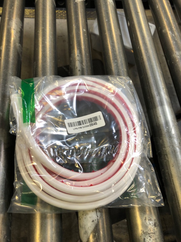 Photo 1 of Cord Hider Raceway Kit, 118 inch Wall Cable Hider for 1 Cable, Silicone Material Hiding Wall Mount TV Powers Cords in Home Office, W0.59 H0.39in White