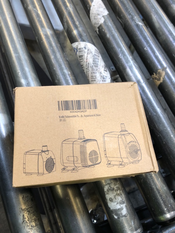 Photo 1 of Knifel Submersible Pump 660GPH with AUTO-Shut-Off 8.2ft High Lift for Fountains, Hydroponics, Ponds, Aquariums & More