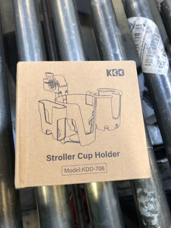 Photo 1 of KDD Stroller Cup Holder with Phone Holder, 3-in-1 Removable Bottle Holder, 360 Degrees Rotation Drink Holder for Wheelchair, Stroller, Bike, Walker, Scooter, Bicycle, Uppababy, Bugaboo, Britax