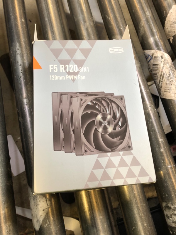 Photo 1 of PCCOOLER 3in1 120mm Case Fan, 3 Packs F5 R120 2200RPM FDB Computer PC Fans PWM 4-Pin FDB Daisy Chain Case Fans, 86CFM 3.2mmH2O 3 Mode Computer Fan for CPU Liquid Cooler, Air Cooler Black 3 Pack