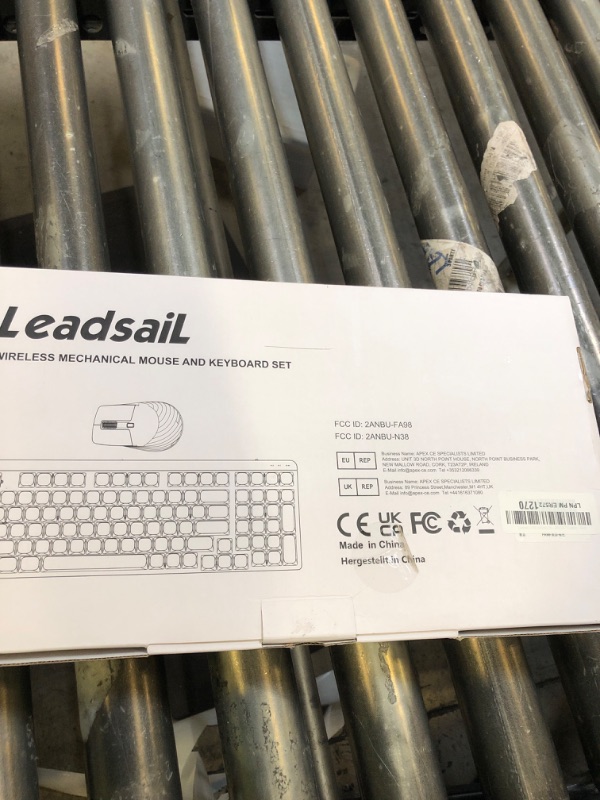 Photo 1 of LeadsaiL FA98 Wireless Mechanical Keyboard and Mouse, 2.4Ghz Cordless Mechanical Keyboard and Silent Mouse, Low-Profile Red Switch, 98-Key Compact Slim 96% Keyboard for Windows/MacOS PC Laptop- Silver