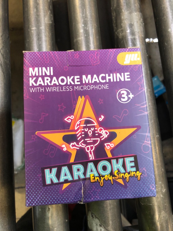 Photo 1 of YLL Mini Karaoke Machine with 2 Wireless Microphones, TOP Kids Gifts for Girls Ages 3, 4, 5, 6, 7, 8, 9,10,11,12 +Year Old, 4-12 Years Old Birthday Toy Gift for Girls Boys Party (Black Green)