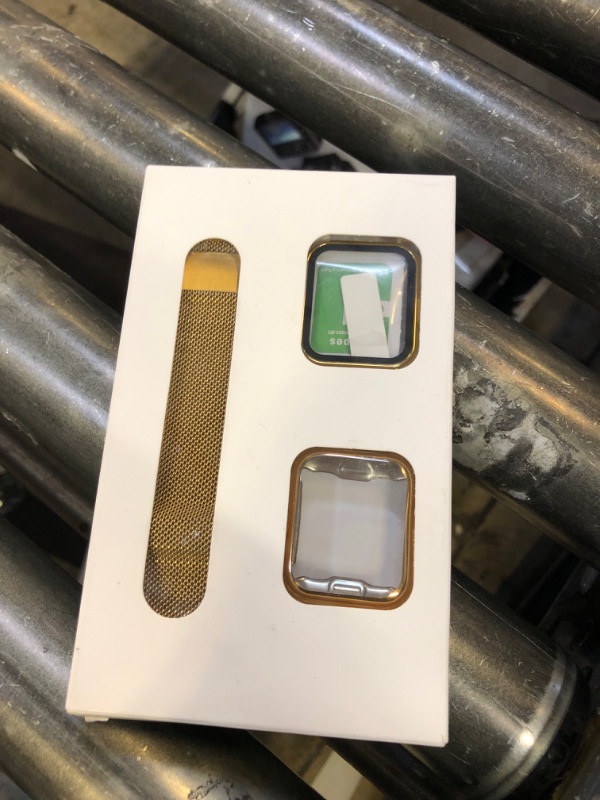 Photo 1 of Magnetic Band and Case for Apple Watch Band 40mm 41mm 38mm 44mm 45mm 46mm 42mm Women/Men,Stainless Steel Milanese Loop Bracelet Strap with Cover Combo iWatch series 10 9 8 7 6 5 4 3 SE Ultra/2 49mm