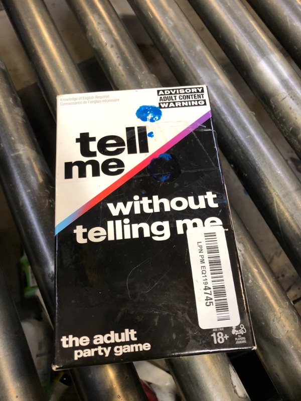 Photo 1 of Spin Master Games, Tell Me Without Telling Me, The Viral Hit Adult Card Game, Bachelorette Party Activity, Meme Party Game, 2-10 Players, for Ages 18 & Up