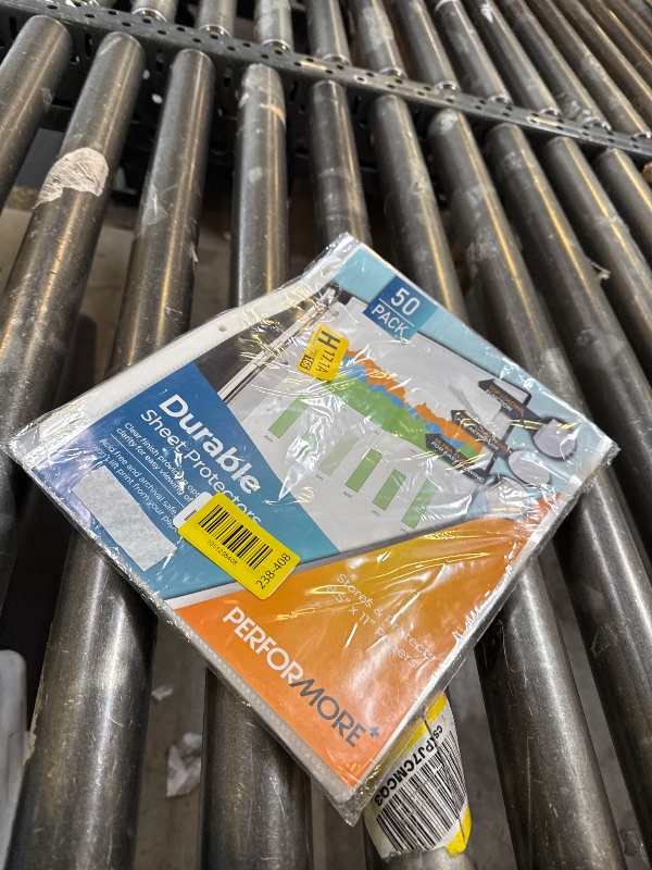 Photo 1 of Performore 50-Pack Clear Sheet Protectors | 8.5 x 11 Inch Heavy Duty Plastic Sleeves | Top Loading Reinforced Hole Page Protectors | Archival Acid-Free Non-Glare for 3 Ring Binders Documents Photos