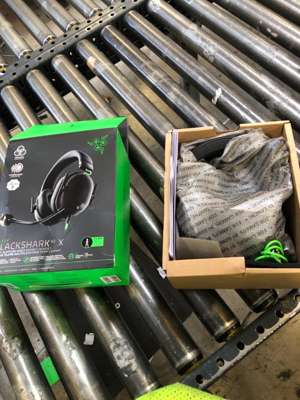 Photo 1 of Razer BlackShark V2 X Gaming Headset: 7.1 Surround Sound - 50mm Drivers - Memory Foam Cushion - For PC, PS4, PS5, Switch - 3.5mm Audio Jack - Black