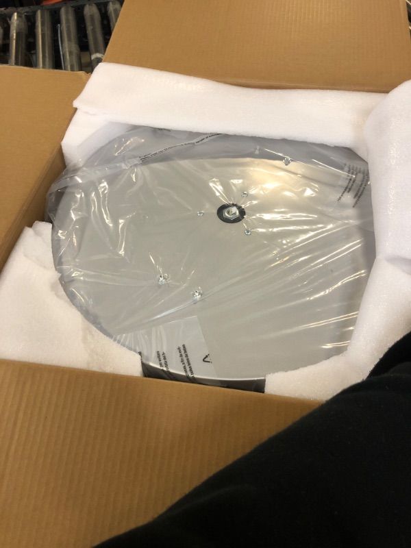 Photo 1 of TXCSLY 42 Inch Retractable Ceiling Fan, Chandelier Ceiling Fan with Light DC Motor, 3 Color Tempearture, 6 Wind Speed for Bedroom, Living Room and Dining Room, Silver