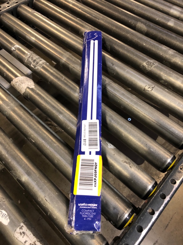 Photo 1 of Satco S8670 3500K 55-Watt 2G11 Base T5 Long Twin 4-Pin Tube for Electronic Ballasts