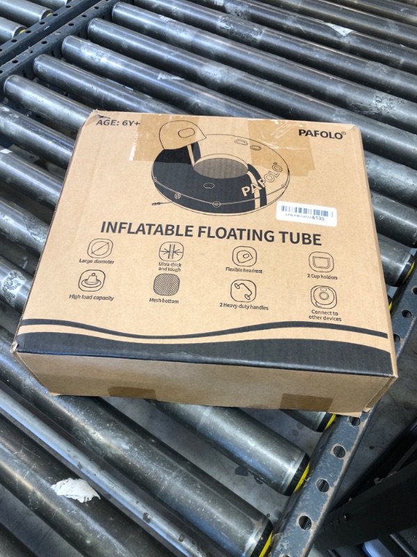 Photo 1 of River Tubes for Floating Heavy Duty, Pool Float Adult, 53" Inflatable Float Tube for Beach Lake Rafting, River Floats with Mesh Bottom