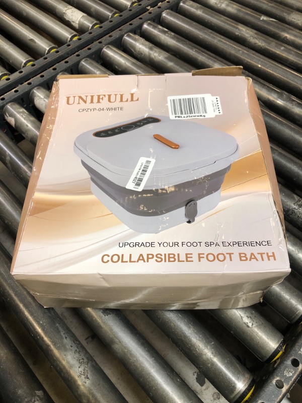 Photo 1 of UNIFULL Collapsible Foot Spa Bath with Heat, Touch Screen, Remote Control, Massage Rollers, Timer, Bubble, Foot Pedicure Kit, Temperature Control Pedicure Foot Spa, Foot Bath