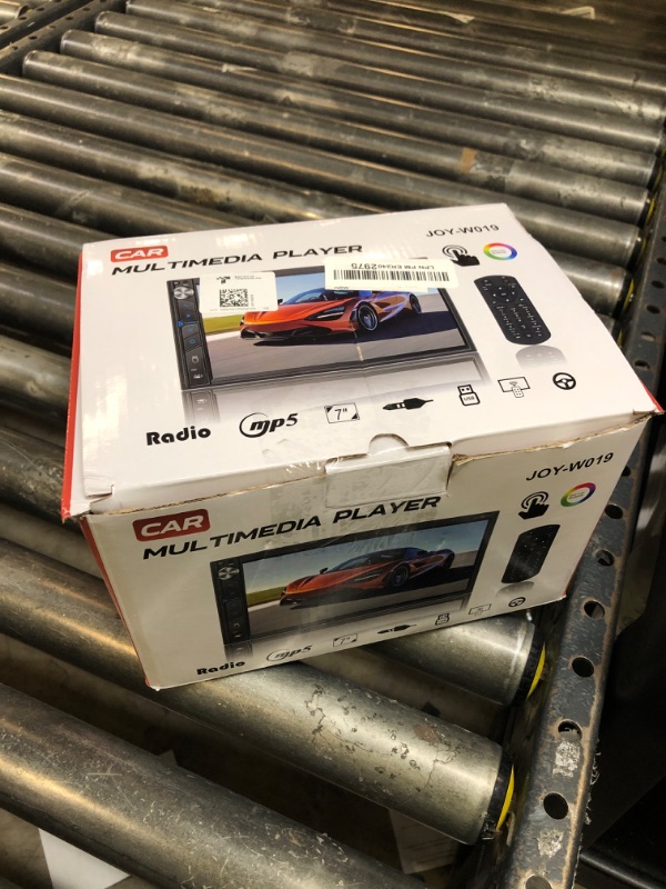 Photo 1 of SJoyBring Upgrade Wireless Double Din Car Stereo with Apple Carplay, Android Auto, Dash Cam, Bluetooth, 4-Channel RCA, 2 Subwoofer Ports, 7" HD Capacitive Touchscreen Car Radio, 60W*4, Backup Camera