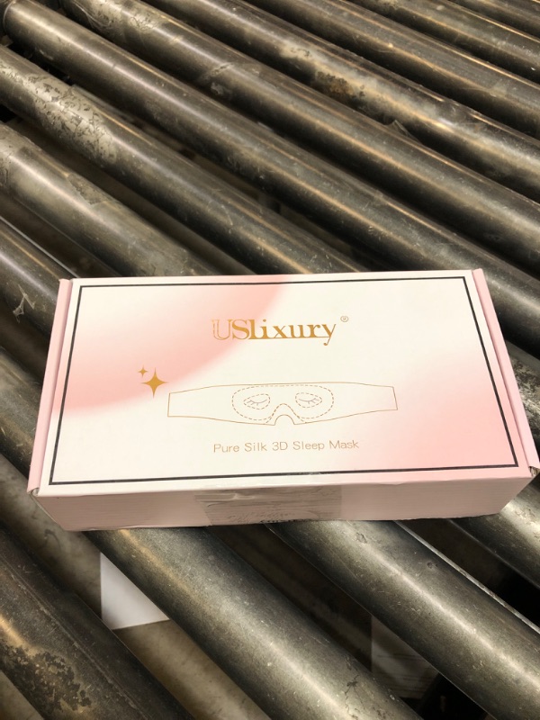 Photo 1 of USlixury Silk Sleep Mask, 3D Contoured Sleeping Masks, Blackout Sleep Masks for Women with Nose Wing,100% Mulberry Silk, Face-Hugging Non-Slip SLEP Mask for Side Sleeper, 27.5x4.5'', Black