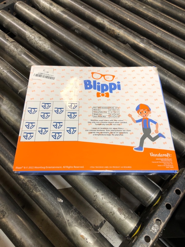 Photo 1 of Blippi Boys' Exclusive 12-Days Advent Box of Surprise Underwear Pack Makes Potty Training Fun with Stickers, 2/3T, 4T and 5T, 12-Pack