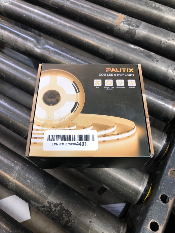Photo 1 of PAUTIX COB LED Strip Light 16.4ft,Engineering Level UL Listed Warm White 3000K,CRI93+ Super Bright High Lumen,Dimmable 24V Flexible LED Tape Light with RF Remote,for Cabinets,Home&Office DIY Lighting