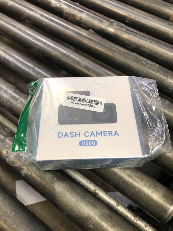 Photo 1 of Dash Cam 1296P Front Dashcam, V300 WiFi Dash Camera for Cars with App, Night Vision, Mini Hidden Single Car Camera, Loop Recording, 24H Parking Mode, Support 256GB Max, Black