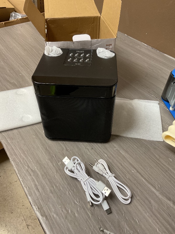 Photo 1 of Karaoke Machine for Kids/Adults, FULLIFE 2024 Upgraded Portable Bluetooth PA Speaker System with 2 Wireless Microphones, Colorful LED Light That Changes, Sing Karaoke Set for Home Parties, Indoors