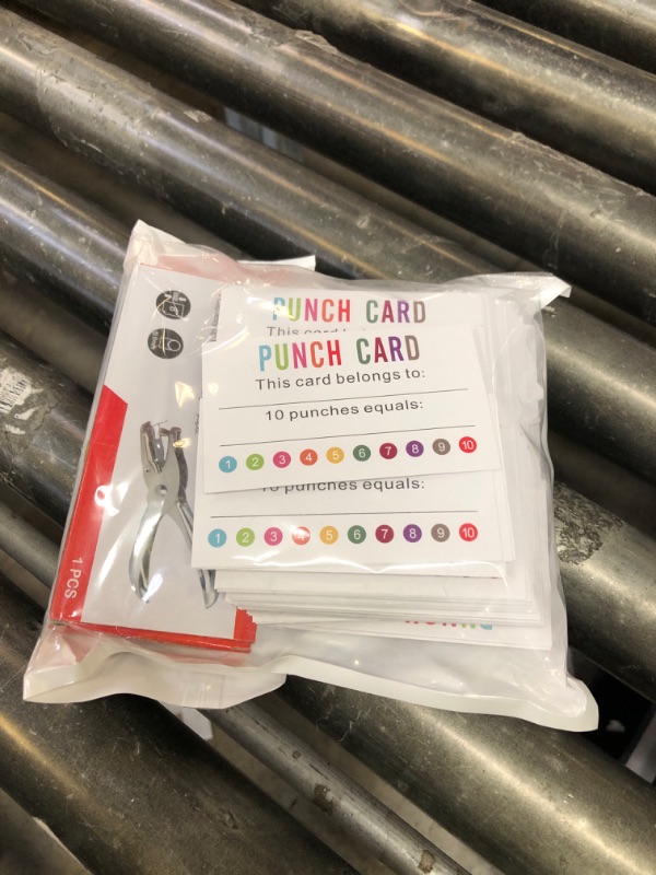 Photo 1 of ONEDONE Reward Punch Cards (Pack of 200) Behavior Incentive Awards for Kids Students Teachers Home Classroom School Business Loyalty Gift Card - 3.5" x 2"