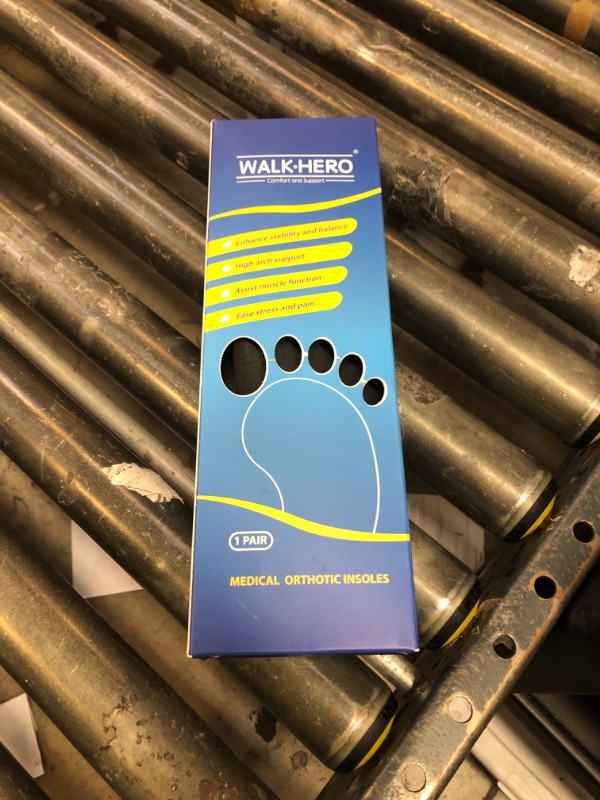 Photo 1 of Plantar Fasciitis Insoles for Men Women - Orthotics Inserts, Shoe Insoles Arch Support Flat Feet Inserts Work Boot Insoles for Standing All Day (Mens 10-10 1/2 | Womens 12-12 1/2)