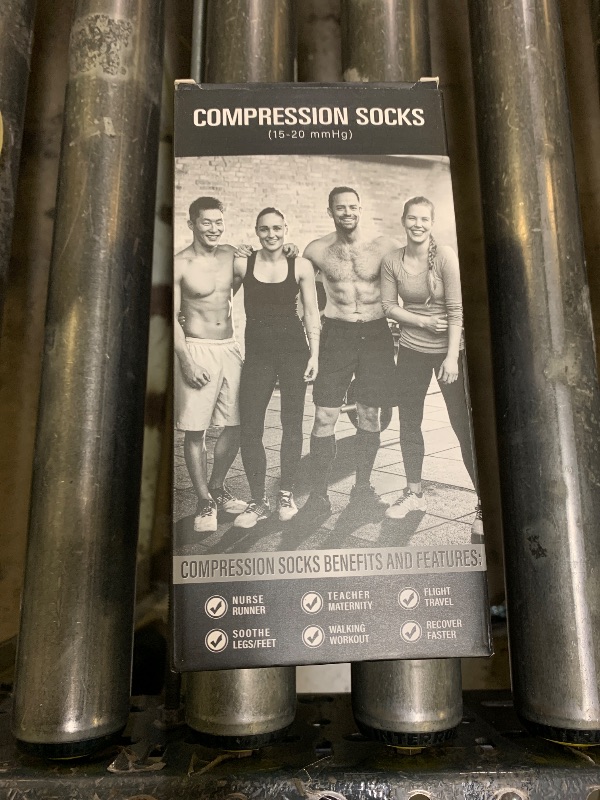 Photo 1 of CHARMKING Compression Socks for Women & Men Circulation (3 Pairs) 15-20 mmHg is Best Athletic for Running, Flight Travel, Support, Cycling, Pregnant - Boost Performance, Durability (S/M, Multi 03)