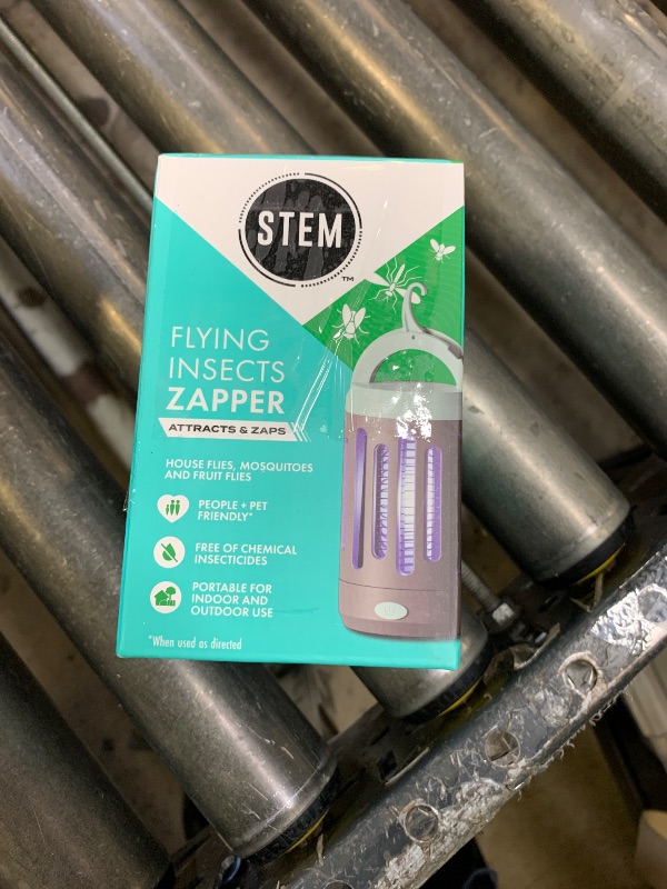 Photo 1 of STEM Flying Insect Zapper, Indoor and Outdoor Electric Fly & Mosquito Trap, Includes Micro-USB Charging Cable and Brush for Cleaning