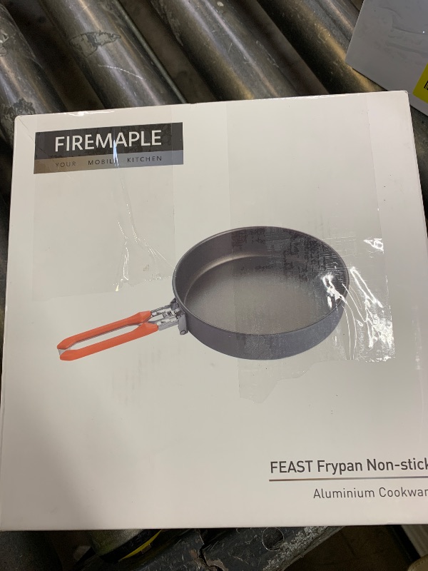 Photo 1 of Fire-Maple 7.6 Inch Camping Frying Pan w/Nonstick Coating | Durable Lightweight Camping Skillet for Cooking Egg Steak | Outdoor Kitchen Equipment Gear | Portable Backpacking Cooking Pan