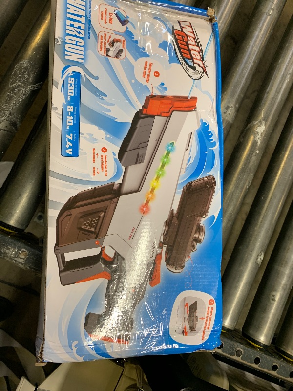 Photo 1 of Electric Water Gun for Adults Kids,Automatic Squirt Guns with Large Capacity,Powerful Water Squirt with 2Modular Battery, 26-32 FT Range,Summer Outdoor Shooting Game Pool Water Toy