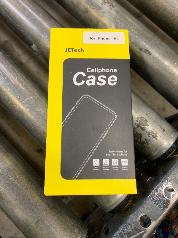 Photo 1 of JETech Matte Case for iPhone 16e 6.1-Inch 2025, Shockproof Military Grade Drop Protection, Frosted Translucent Back Phone Cover, Anti-Fingerprint (Black)