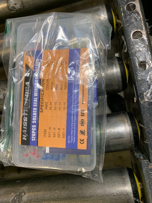 Photo 1 of haisstronica 120PCS Solder Seal Wire Connectors, Marine Grade Heat Shrink Butt Splice Connectors for Electrical, Stereo, Corrosion and Weatherproof