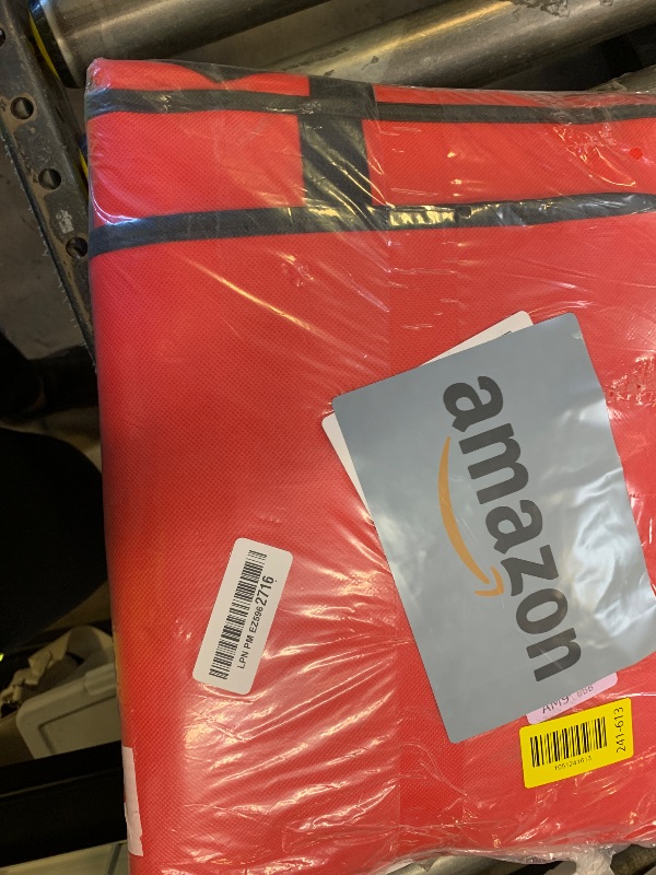 Photo 1 of Bodaon 2-Pack Insulated Food Delivery Bag, XXX-Large Meal Grocery Tote Insulation Bag for Hot and cold Food, Commercial, Large Capacity Reusable Warming Bag, Black + Red