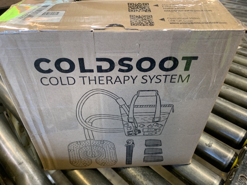 Photo 1 of COLDSOOT Cold Therapy Machine w/Timer, Compact and Portable Ice Machine for Knee After Surgery, Knee Replacement Recovery System, Cryotherapy Pain Relief w/Compression Pad for Shoulder, Hip and Ankle