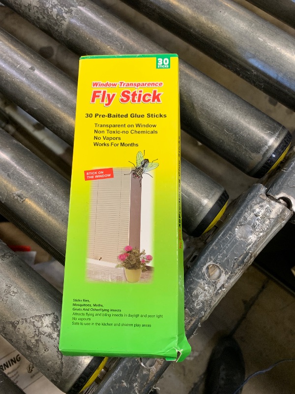 Photo 1 of Mosqueda Window Fly Traps, 30 Pack Sticky Fly Traps for Indoors, Fly Catchers for Inside Home, Waterproof & Non-Toxic Adhesive Sticky Paper Trap for Mosquitos Bugs Housefy Fruit Fly Flying Gnats