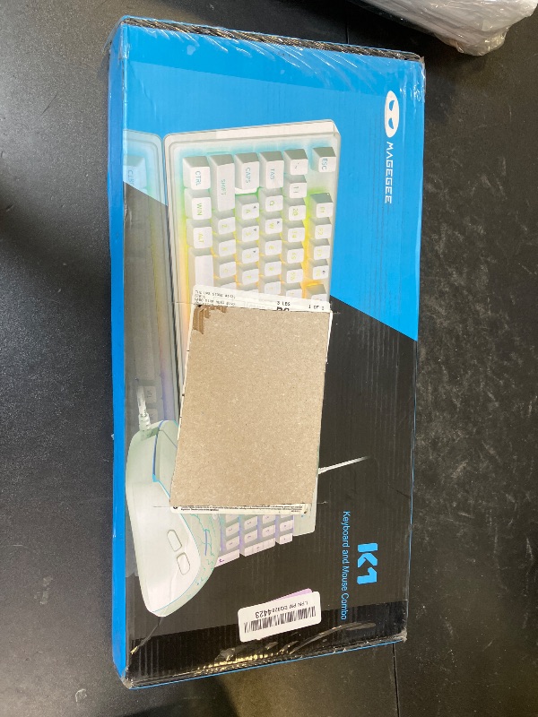 Photo 1 of Gaming Keyboard and Mouse Combo, K1 RGB LED Backlit Wired Keyboard with 104 Key Computer PC Gaming Keyboard for PC/Laptop (Purple)
