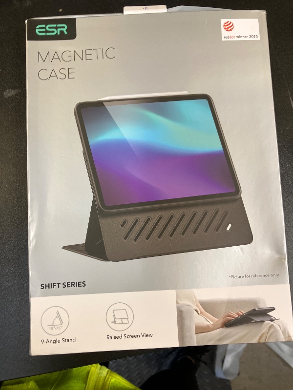 Photo 1 of ESR for iPad Air 11 Inch Case M3/M2 (2025/2024), iPad Air 5th/4th Gen Case (2022/2020) 10.9 Inch, Removable Magnetic Cover, Adjustable Portrait/Landscape Stand, 9 Standing Angles, Black