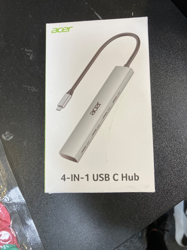 Photo 1 of Acer USB C Hub, 10Gbps Type C Splitter with 4 USBC 3.2 Port, High Speed Type C Multiport Adapter for MacBook Air/Pro, iPhone 16/15, iPad, Surface Pro and More ?Not Support Charging or Video Output.?