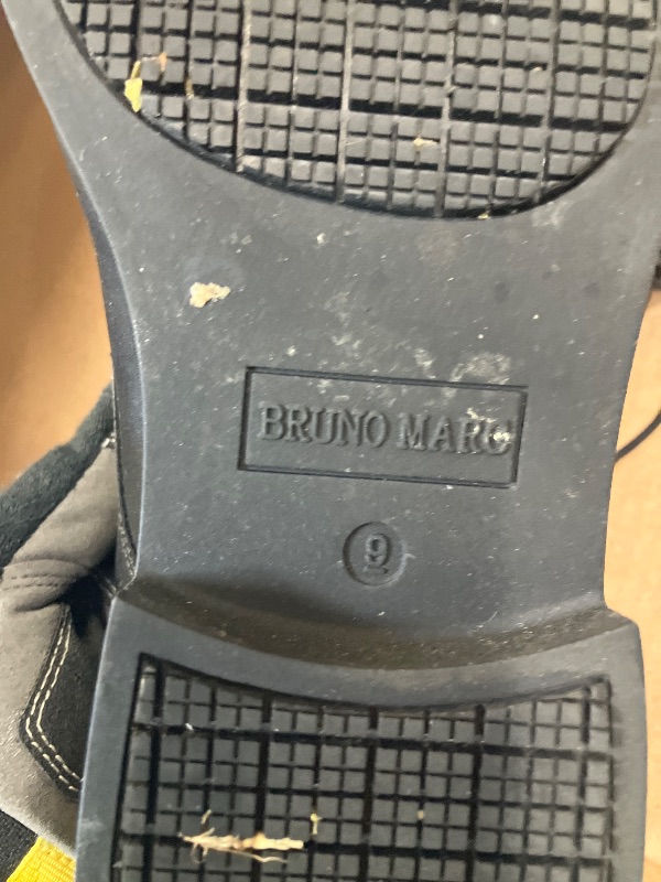 Photo 1 of Bruno Marc Men's Non Slip Work Shoes Restaurant Resistant Dress Derby Shoes,Size 9,All Black-Pu,BMUMHC2502