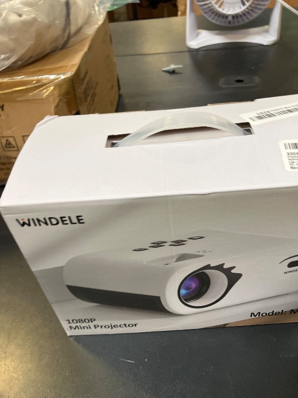 Photo 1 of Projector with WiFi and Bluetooth, Screen | Native 1080P, Portable Outdoor 5G Projector, Lag-Free, Compatible with iPhone, Android, PC, Fire Stick, Xbox, and PS5