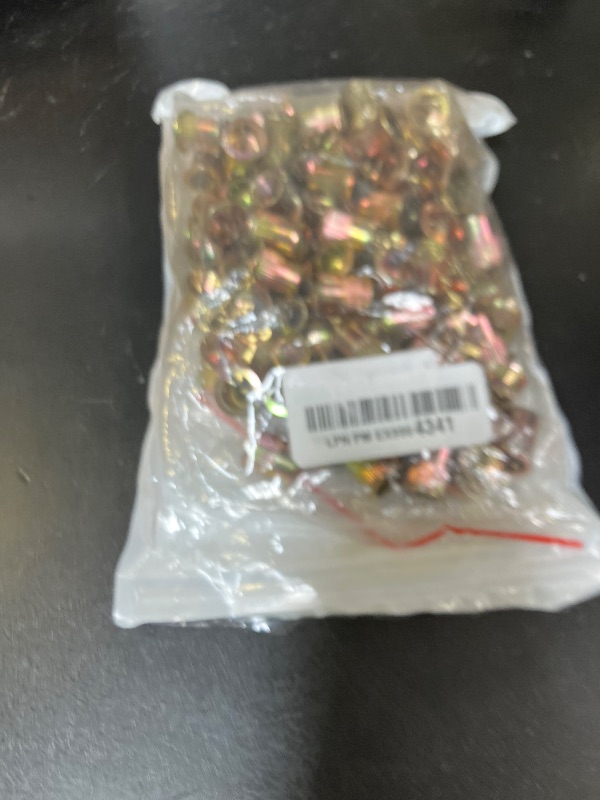 Photo 1 of 100PCS-Rivet Nuts,3/8"-16 Carbon Steel UNC Rivet Nut Assortment Kit, Flat Head Threaded Insert Nutserts Assort(3/8"-16)