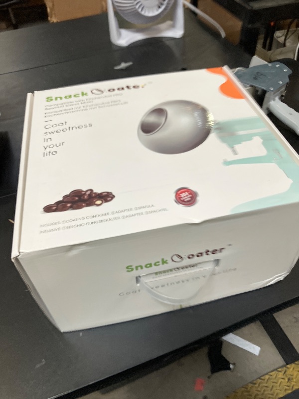Photo 1 of Aieve Snack Coater Compatible with KitchenAid Bowl-Lift Stand Mixer for Making Chocolate Covered Almonds, Pistachio, Peanut, Freeze Dried Strawberry, Raisin, Macadamia Nuts and Blueberry