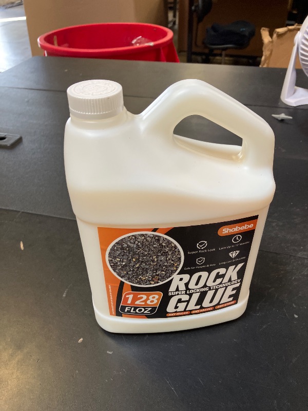 Photo 1 of Rock Glue, Mulch Glue 1Gallon- Fast-Drying Adhesive for Landscaping Rocks, Small Pebbles, Pea Gravel Stabilizer & Mulch Binder | Weather-Resistant Outdoor Stabilizer for Driveways, Gardens, Walkways
