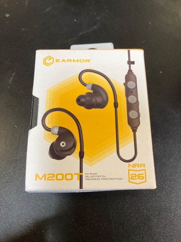 Photo 1 of EARMOR Electronic Shooting Ear Protection Bluetooth 5.4, Shooting Ear Buds with NRR 26dB Noise Cancelling & Sound Amplication, IP67 Dustproof Waterproof for Hunting, Gun Range