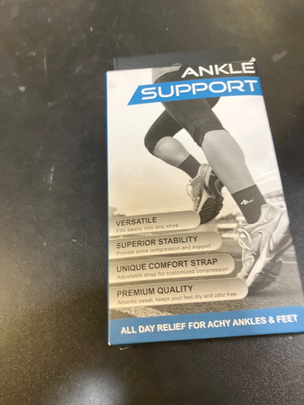 Photo 1 of ABIRAM Ankle Brace for Women & Men, Ankle Compression Sleeve, Foot Sleeve with Wrap, Ankle Support, Foot Brace for Sprained Foot & Arch, Plantar Fasciitis Relief Socks, Achilles Tendonitis, Sports