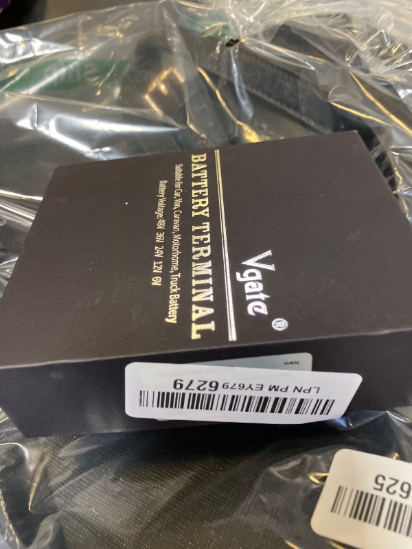 Photo 1 of Vgate Car Battery Terminal Connectors, 4-Way Lead-Acid Battery Terminal, AGM Post Terminal Ends Connect, 2AWG up to 2/0 Wire for SAE/DIN/EN, Compatible with Cars, Vans, Trucks and More