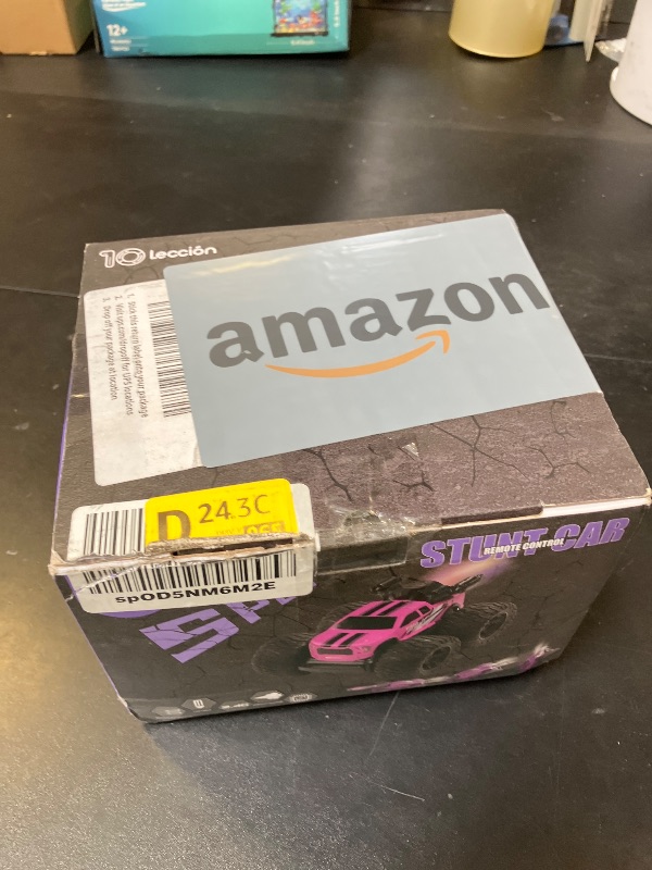Photo 1 of Remote Control Monster Truck for Girls - Pink RC Cars with Spray Function, 4WD 360° Flips Rotating Car Toys for Girls, Ideal Birthday for 3+ Year Old Girl