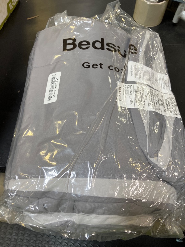 Photo 1 of Bedsure Twin XL Comforter Set - 5 Pieces Reversible Grey Bedding, Twin XL Size Bed Set for All Seasons, Bed in a Bag with Down Alternative Comforter, Sheets, Pillowcase & Sham