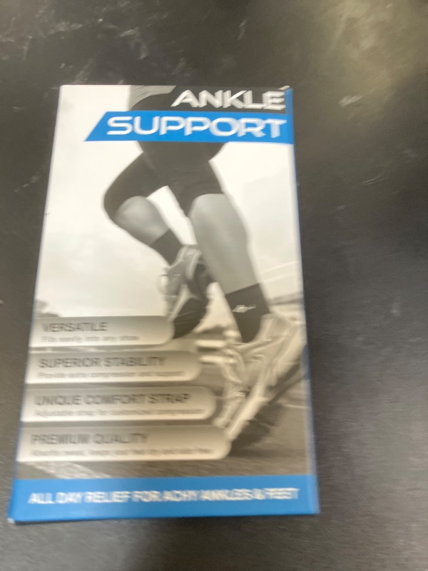 Photo 1 of ABIRAM Ankle Brace for Women & Men, Ankle Compression Sleeve, Foot Sleeve with Wrap, Ankle Support, Foot Brace for Sprained Foot & Arch, Plantar Fasciitis Relief Socks, Achilles Tendonitis
