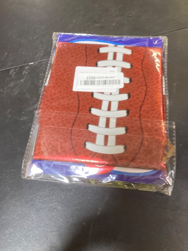 Photo 1 of LHOAVWE 18 Inch Football Balloons 10 Pack Rugby Football Balloons for Tailgate Touch Down Game Day Rugby Sports Theme Supplies Birthday Party Decorations