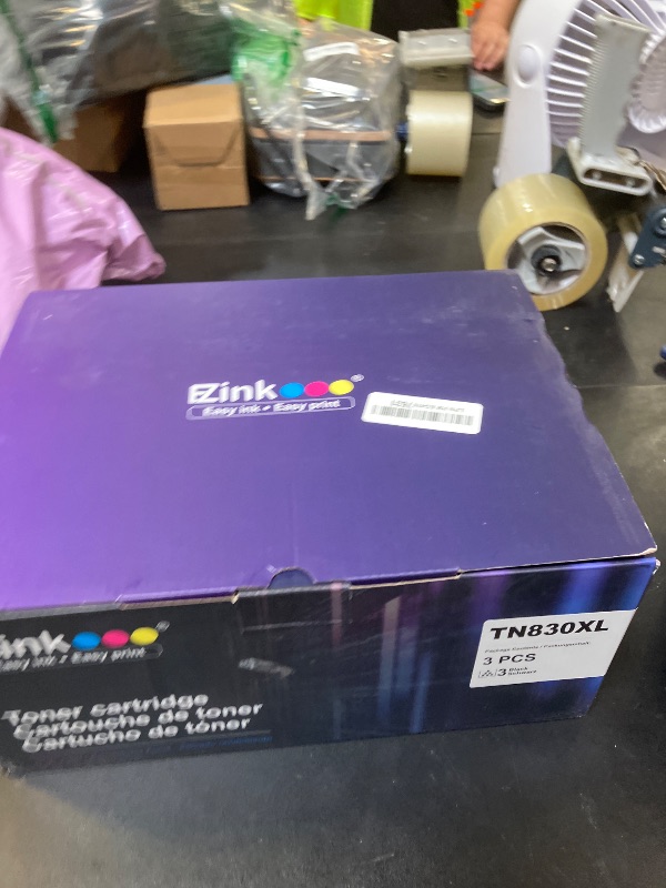 Photo 1 of E-Z Ink Compatible Toner Cartridge Replacement for Brother TN830XL TN830 TN 830 Toner Cartridges to use with HL-L2460DW DCP-L2640DW HL-L2480DW HL-L2400D HL-L2405W MFC-L2820DW Printer (3 Black)