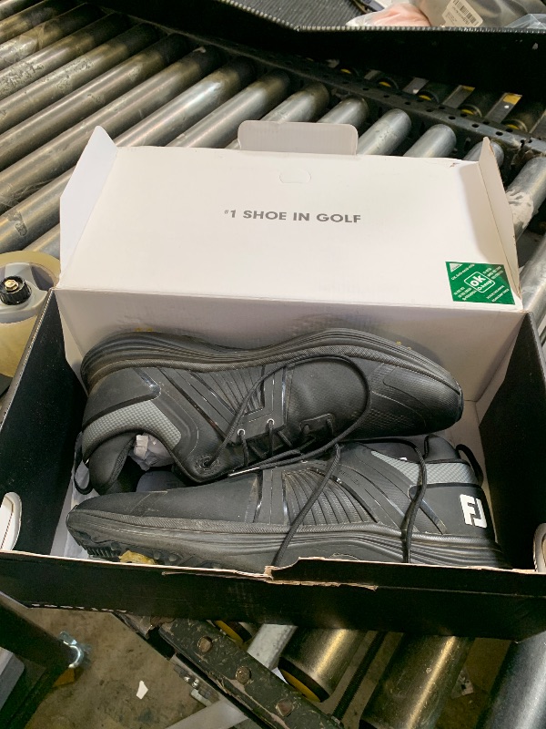 Photo 1 of FootJoy Men's Hyperflex Carbon Golf Shoe, Black/Black/Black, 13 Wide